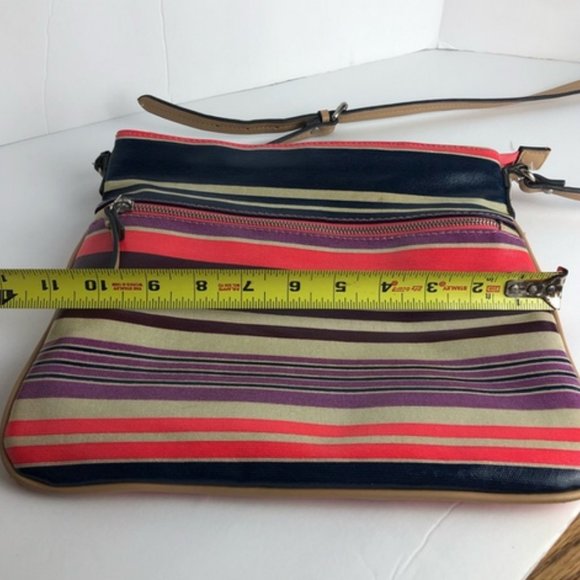 Merona Striped Crossbody Bag in Like New Condition - Picture 15 of 15